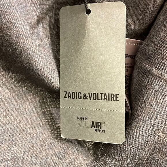 NWT Zadig & Voltaire Cashmere Distressed Sweater - Picture 8 of 13